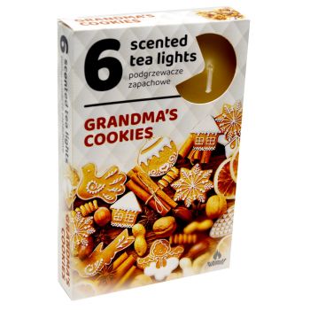 Hlavný obrázok Admit Grandmas Cookies čajové vonné sviečky 6ks