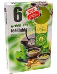 Admit Green Tea čajové vonné sviečky 6ks