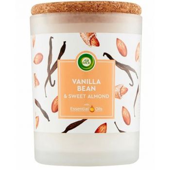 Hlavný obrázok Air Wick Essential Oils Vanilla Baen & Sweet Almond vonná sviečka 185g