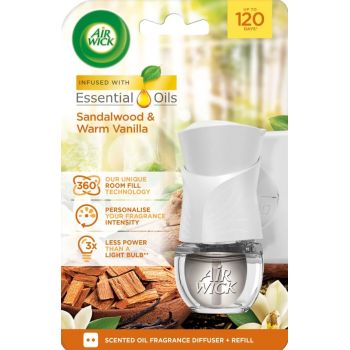 Hlavný obrázok Air Wick Sadalwood & Warm Vanilla Elektrický osviežovač vzduchu 19ml