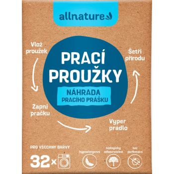 Hlavný obrázok Allnature pracie prúžky pre všetky farby 32PD