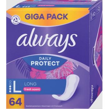 Hlavný obrázok Always Intim Daily Protect Long Fresh hygienické vložky 64ks