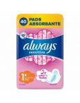 Always Sensitive Normal plus hygienické vložky 40ks