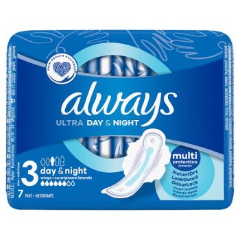 Hlavný obrázok Always Ultra Day & Night hygienické vložky 7ks