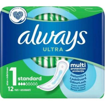 Hlavný obrázok Always Ultra Standard hygienické vložky 12ks