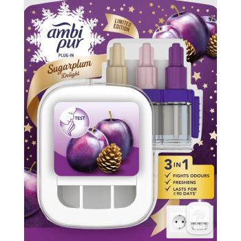 Hlavný obrázok Ambi Pur 3 Volution Sugarplum Delight elektrický strojček 20ml