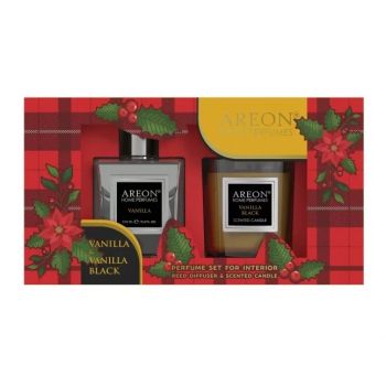 Hlavný obrázok Areon Home Perfumes Vanilla & Vanilla Black darčeková kazeta