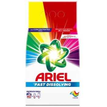 Hlavný obrázok Ariel Color Fast Dissolving prášok na pranie 2475g 45 praní