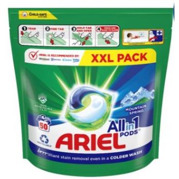 Hlavný obrázok Ariel Mountain Spring Allin1 kapsule na pranie 1260g 50 praní