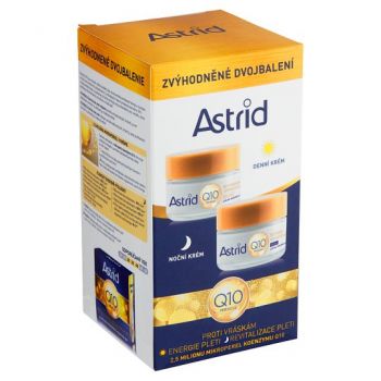 Hlavný obrázok Astrid Miracle Q10 DUO denný, nočný protivráskový krém 2x50ml