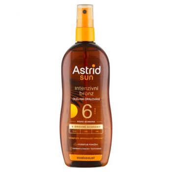 Hlavný obrázok Astrid Sun olej v spreji na opaľovanie vodeodolný SPF6 200ml