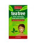 Beauty Formulas Tea Tree čistiace prúžky na nos 6ks