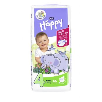 Hlavný obrázok Bella Happy Maxi 4 Detské plienky 46ks (8-18kg)