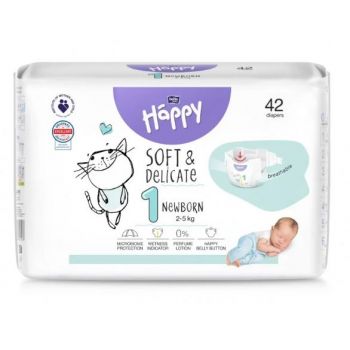 Hlavný obrázok Bella Happy plienky 42ks Newborn 1  2-5kg