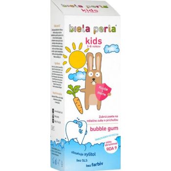 Hlavný obrázok Biela Perla Kids 3-6 rokov Bubble gum zubná pasta 50ml