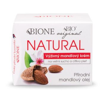 Hlavný obrázok Bio Bione Natural Mandľový výživný pleťový krém 51ml