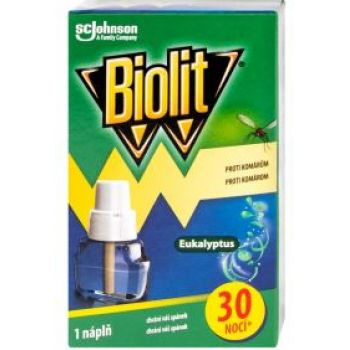 Hlavný obrázok Biolit náhradná tekutá náplň proti komárom Eucalyptus 30 nocí 21ml