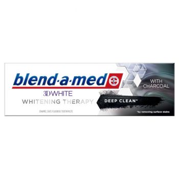 Hlavný obrázok Blend-a-med 3D White Deep Clean Charcoal zubná pasta 75ml