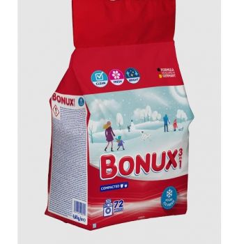 Hlavný obrázok Bonux Ice Fresh White 3in1 prášok na pranie 4,68kg 72 praní