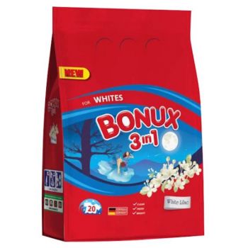 Hlavný obrázok Bonux White Lilac prášok na pranie 3in1 1,5kg 20 praní