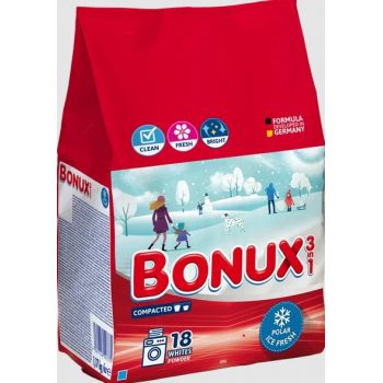 Hlavný obrázok Bonux Whites Polar Ice Fresh prášok na pranie 1,17kg 18 praní