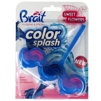 Hlavný obrázok Brait WC blok Color Splash Sweet flower 45g