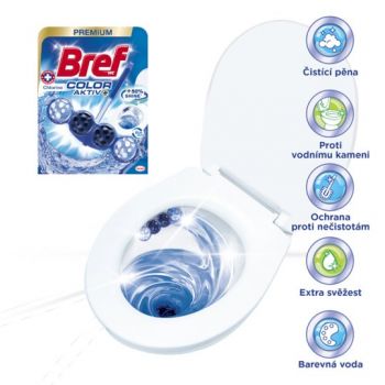 Hlavný obrázok Bref Blue Aktiv Chlorine WC blok 50g