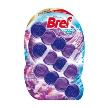 Hlavný obrázok Bref Brilliant gél All in 1 Magic Breeze WC blok 3x42g