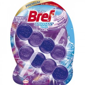 Hlavný obrázok Bref Brilliant gél Magic Breeze WC blok 2x42g