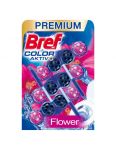 Bref Color Aktiv Flower Fresh WC blok 3x50g 