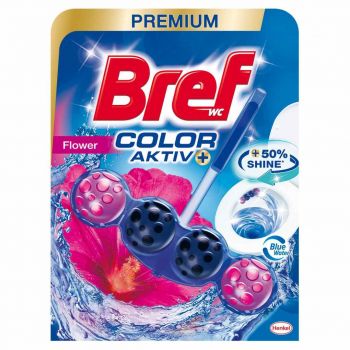 Hlavný obrázok  Bref Color Aktiv Flower WC blok 50g