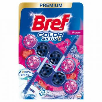 Hlavný obrázok Bref Color Aktiv Fresh Flower WC blok 2x50g 