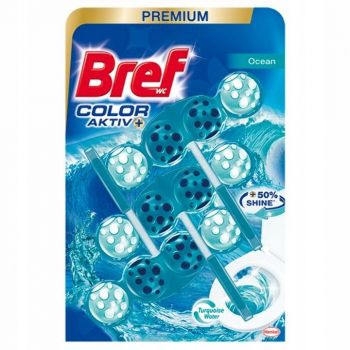 Hlavný obrázok Bref Color Aktiv Ocean WC blok 3x50g