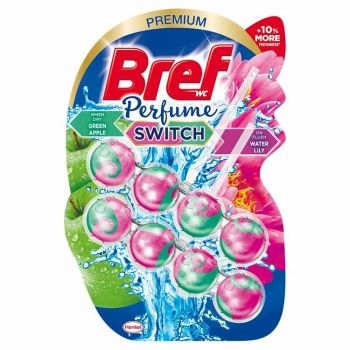 Hlavný obrázok Bref Perfume Switch Apple & Waterlilly WC blok 2x50g 