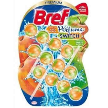 Hlavný obrázok Bref Perfume Switch Peach & Apple WC blok 3x50g 