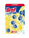 Bref Power Aktiv Lemon WC blok 3x50g