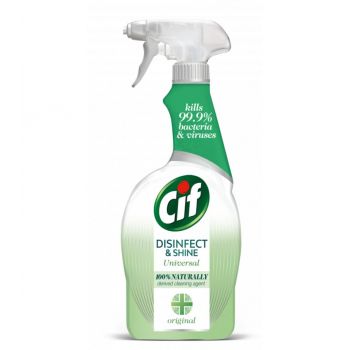 Hlavný obrázok Cif Disinfect & Shine dezinfekčný čistiaci sprej na povrchy 750ml