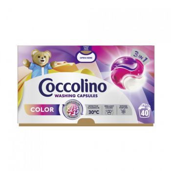 Hlavný obrázok Coccolino Color 3in1 kapsule na pranie 692g 40 praní