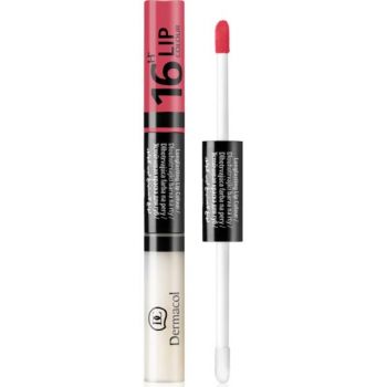 Hlavný obrázok Dermacol 2v1 Lip Colour 16H dlhotrvajúca dvojfázová farba a lesk na pery č.16