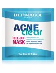 Dermacol ACNE Clear jednorázová zlupovacia pleťová maska 8ml