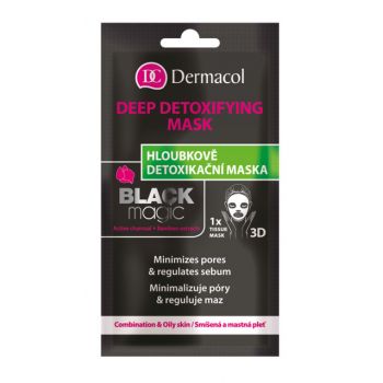 Hlavný obrázok Dermacol Black Magic Textilná 3D detoxikačná maska na tvár