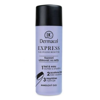 Hlavný obrázok Dermacol Express odlakovač na nechty 120ml