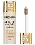 Dermacol Infinity & Corrector 02 Beige vysoko kricí make-up 20g