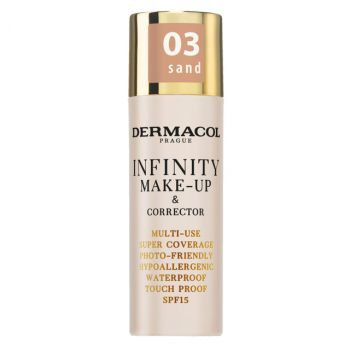 Hlavný obrázok Dermacol Infinity & Corrector 03 Sand vysoko kricí make-up 20g