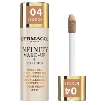 Hlavný obrázok Dermacol Infinity & Corrector 04 Bronze vysoko kricí make-up 20g