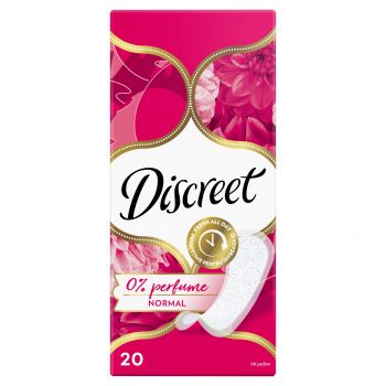 Hlavný obrázok Discreet Normal 0% perfume slipové vložky 20ks