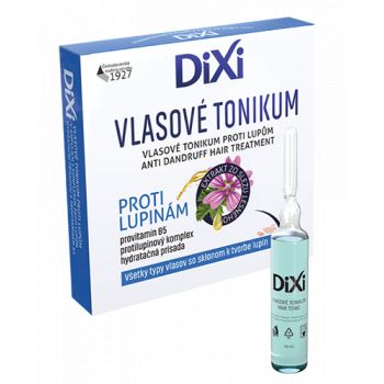 Hlavný obrázok Dixi vlasové tonikum ampulky proti lupinám s vitamínom F 6ks