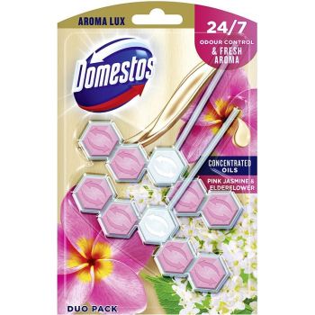 Hlavný obrázok Domestos Pink Jasmine & ElderFlower WC tuhý blok 2x55g