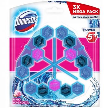 Hlavný obrázok Domestos Power5 Blue Water Pink WC tuhý blok 3x53g