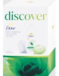 Dove Discover dámska darčeková kazeta Sprchový gél, Tuhé mydlo